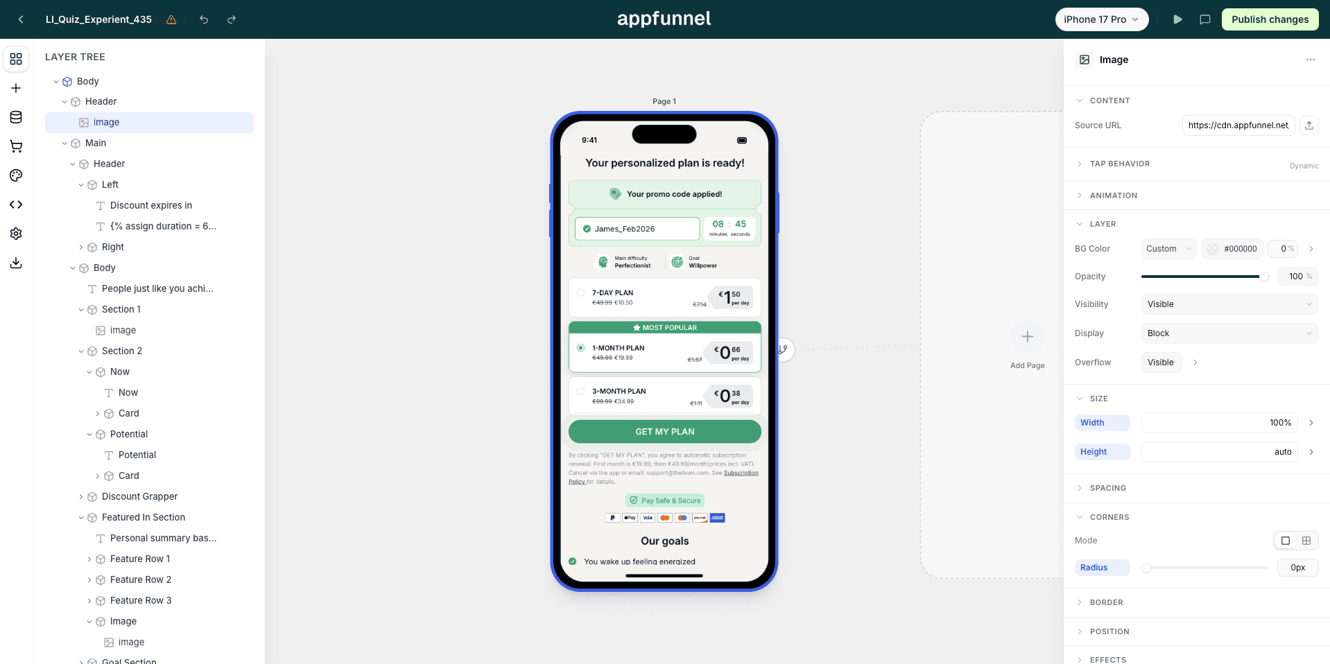 Appfunnel preview